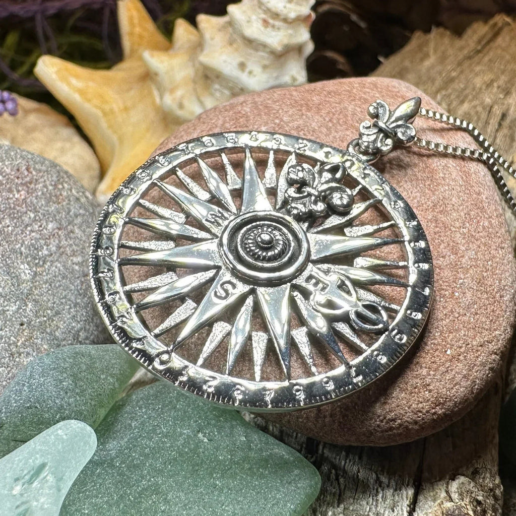 Wonderful Journey Compass Necklace