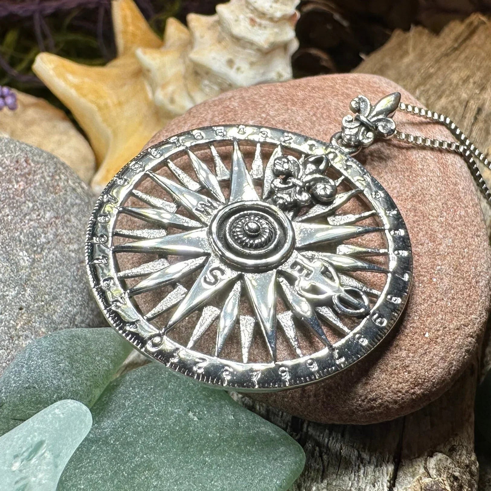Wonderful Journey Compass Necklace