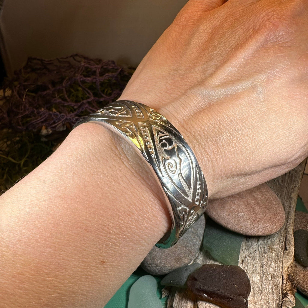 Orna Celtic Forest Cuff Bracelet