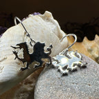 Modern Welsh Dragon Earrings