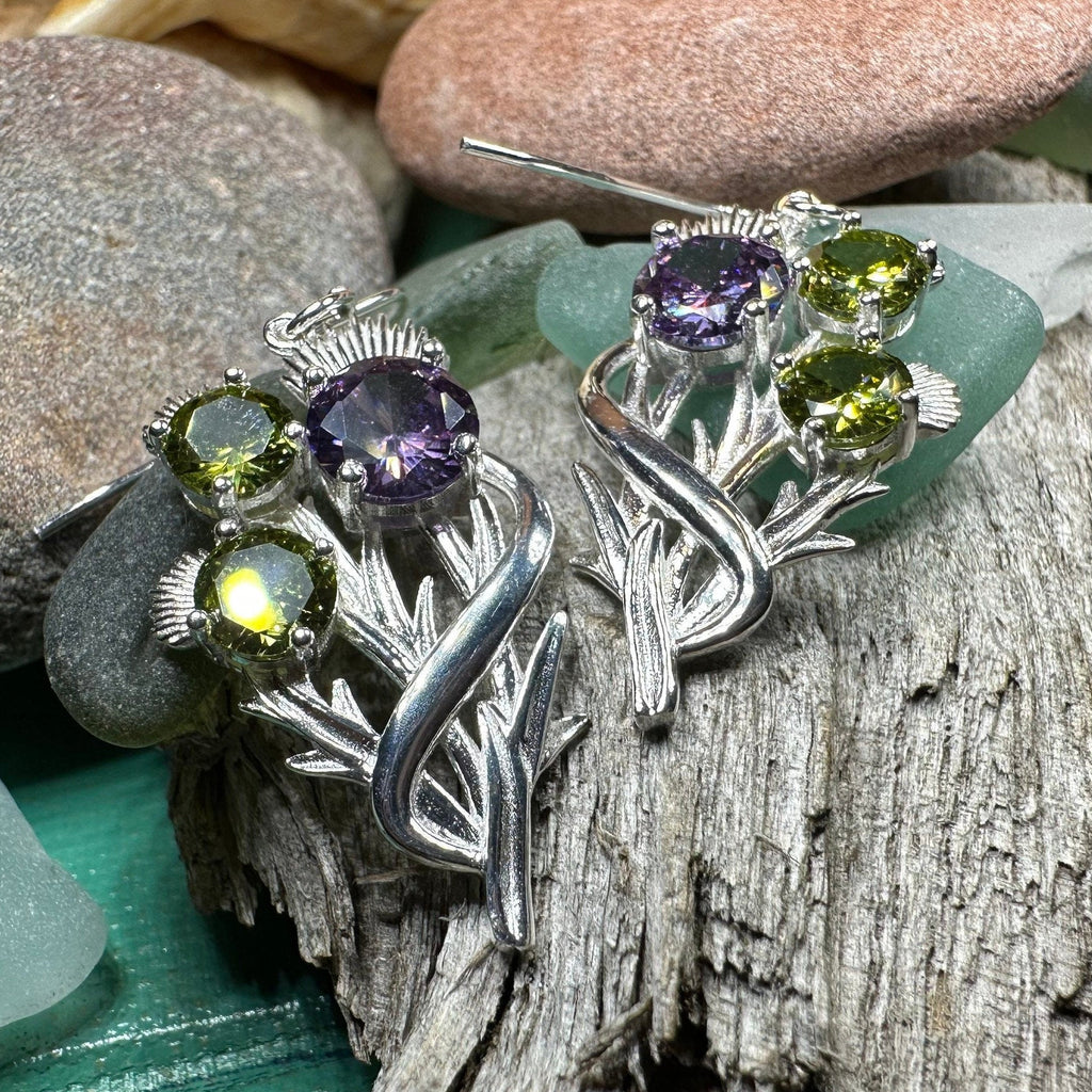 Cairn Elegant Thistle Earrings