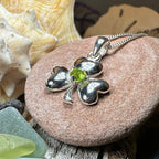 Peridot Shamrock Necklace