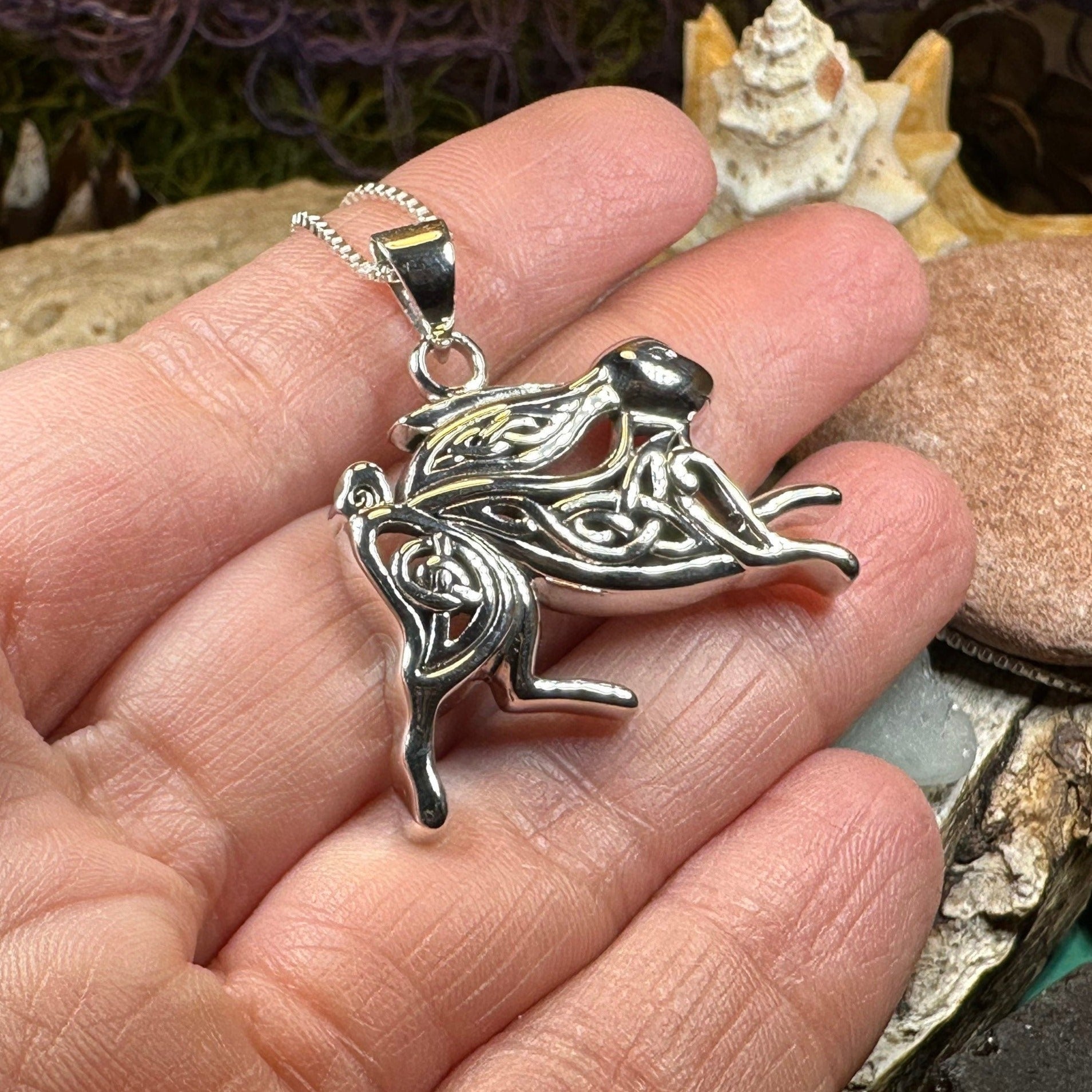 Ligach Celtic Rabbit Necklace