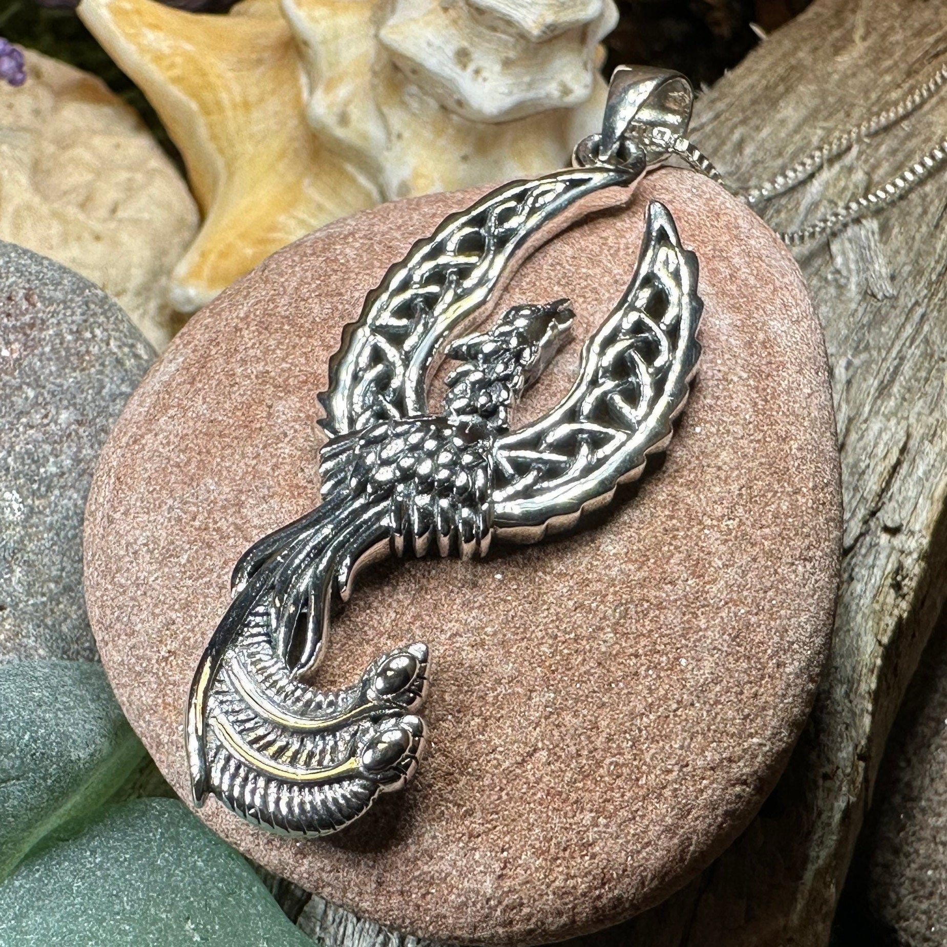 Eternal Rising Phoenix Necklace