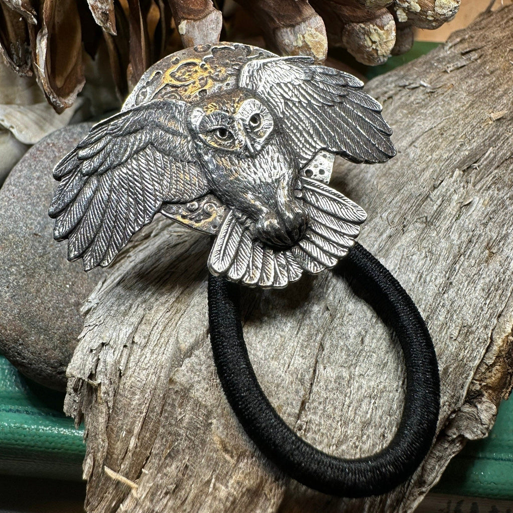 Midnight Owl Ponytail Holder