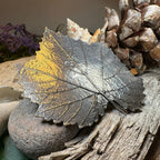 Pewter Grape Leaf Hair Clip