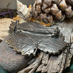 Pewter Grape Leaf Hair Clip