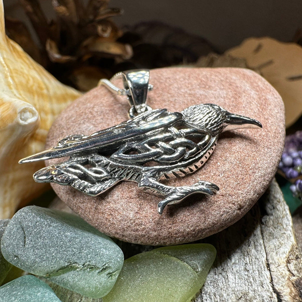 Eventide Celtic Raven Necklace