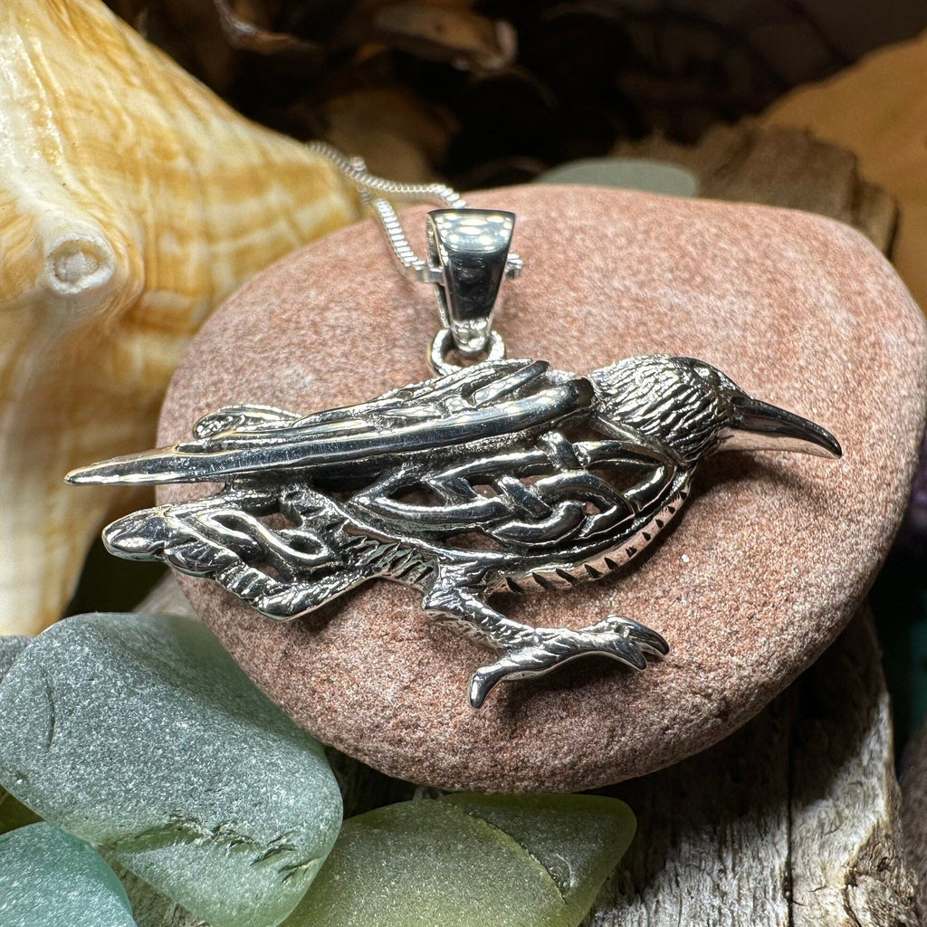 Eventide Celtic Raven Necklace
