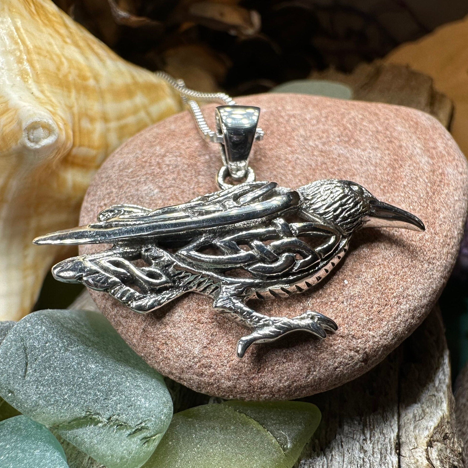 Eventide Celtic Raven Necklace