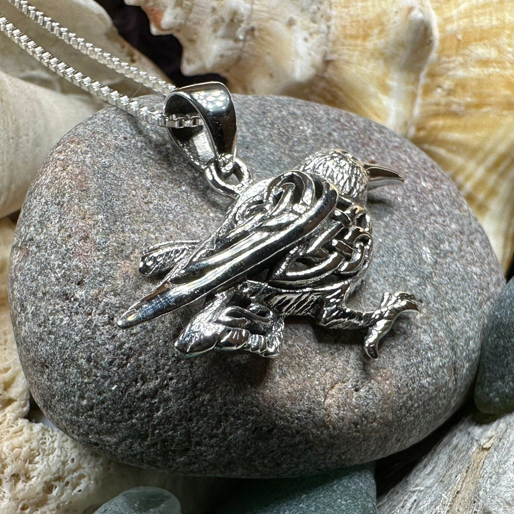 Eventide Celtic Raven Necklace