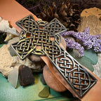 Classic Pewter Celtic Cross Wall Decor