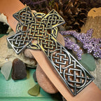 Classic Pewter Celtic Cross Wall Decor
