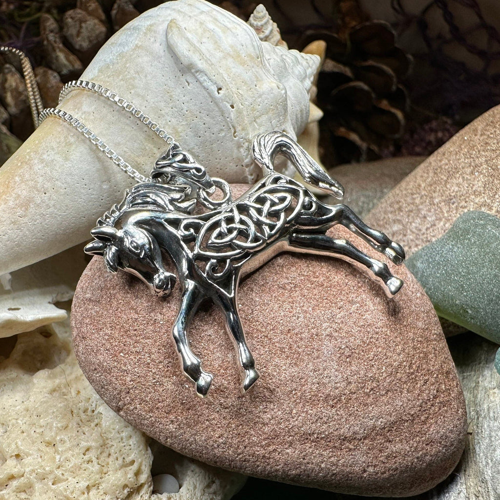 Celtic Spirit Horse Necklace
