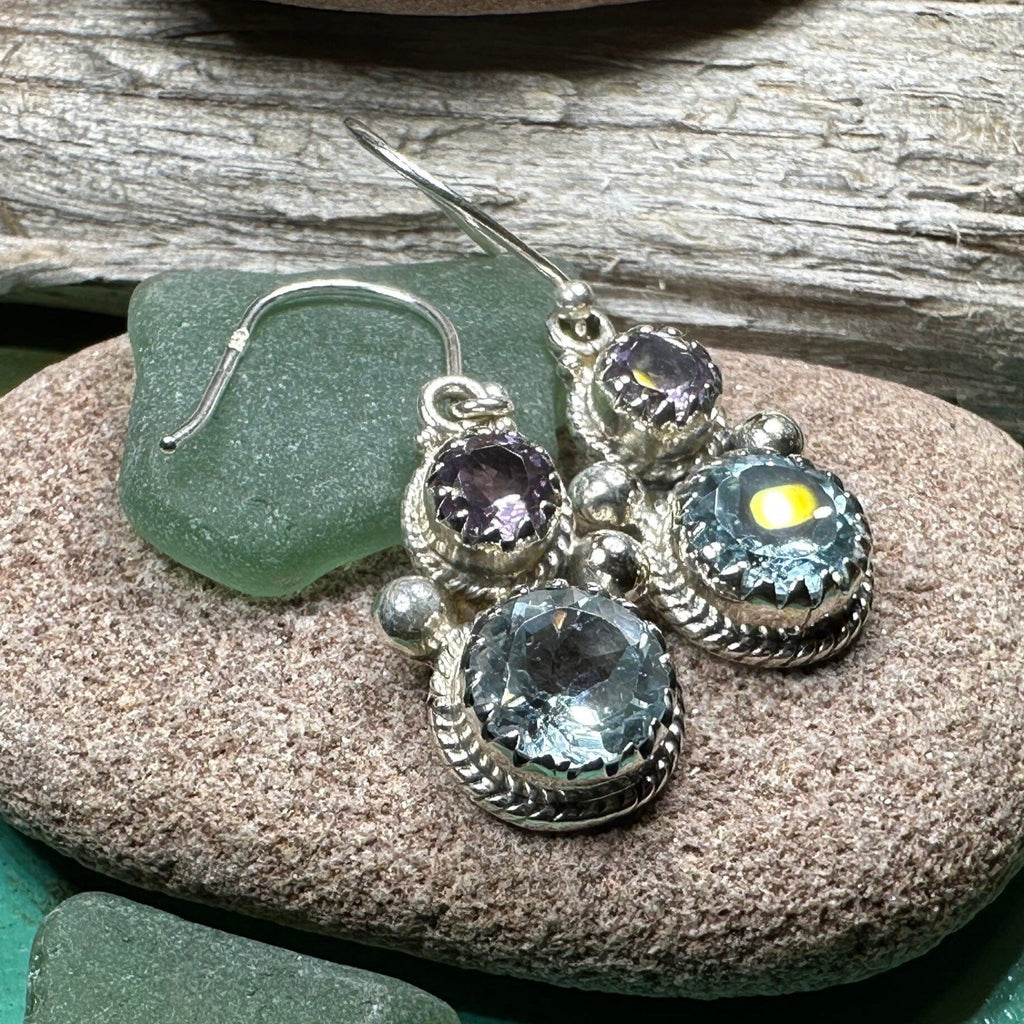 Courtly Love Amethyst Earrings