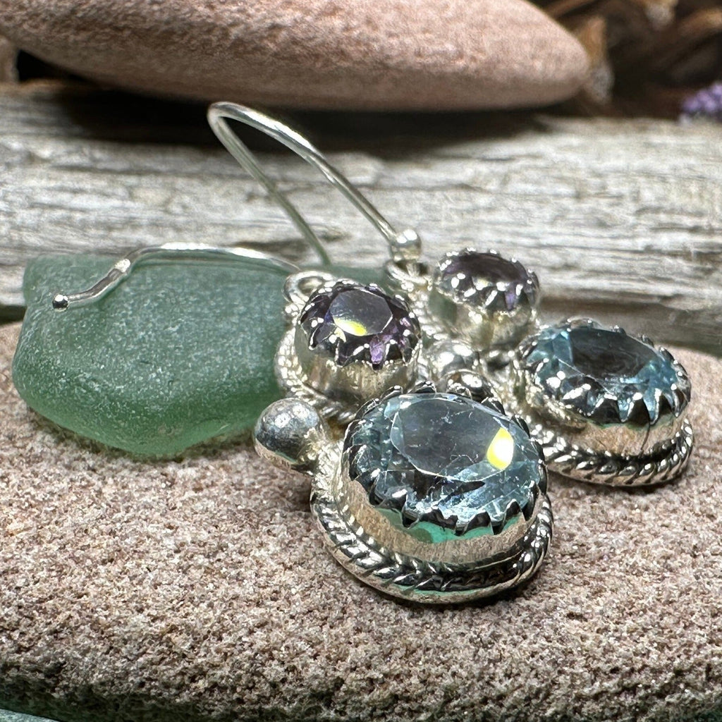 Courtly Love Amethyst Earrings