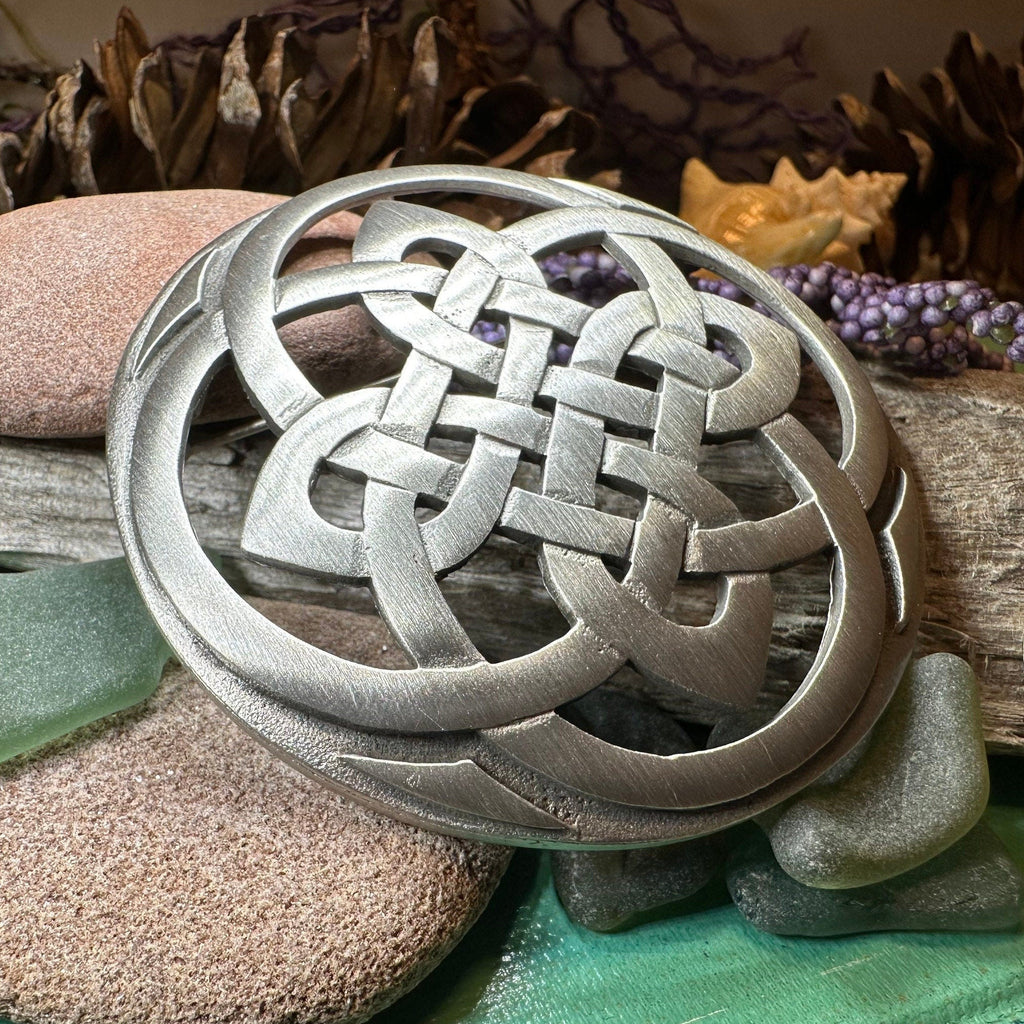 Cathedral Celtic Knot Brooch