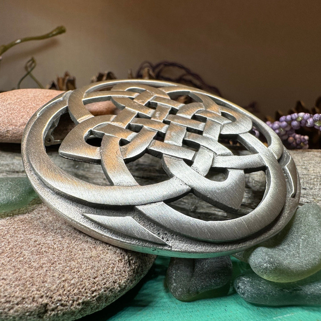 Cathedral Celtic Knot Brooch
