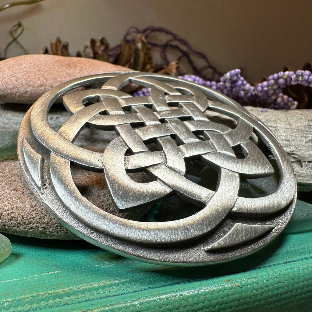 Cathedral Celtic Knot Brooch