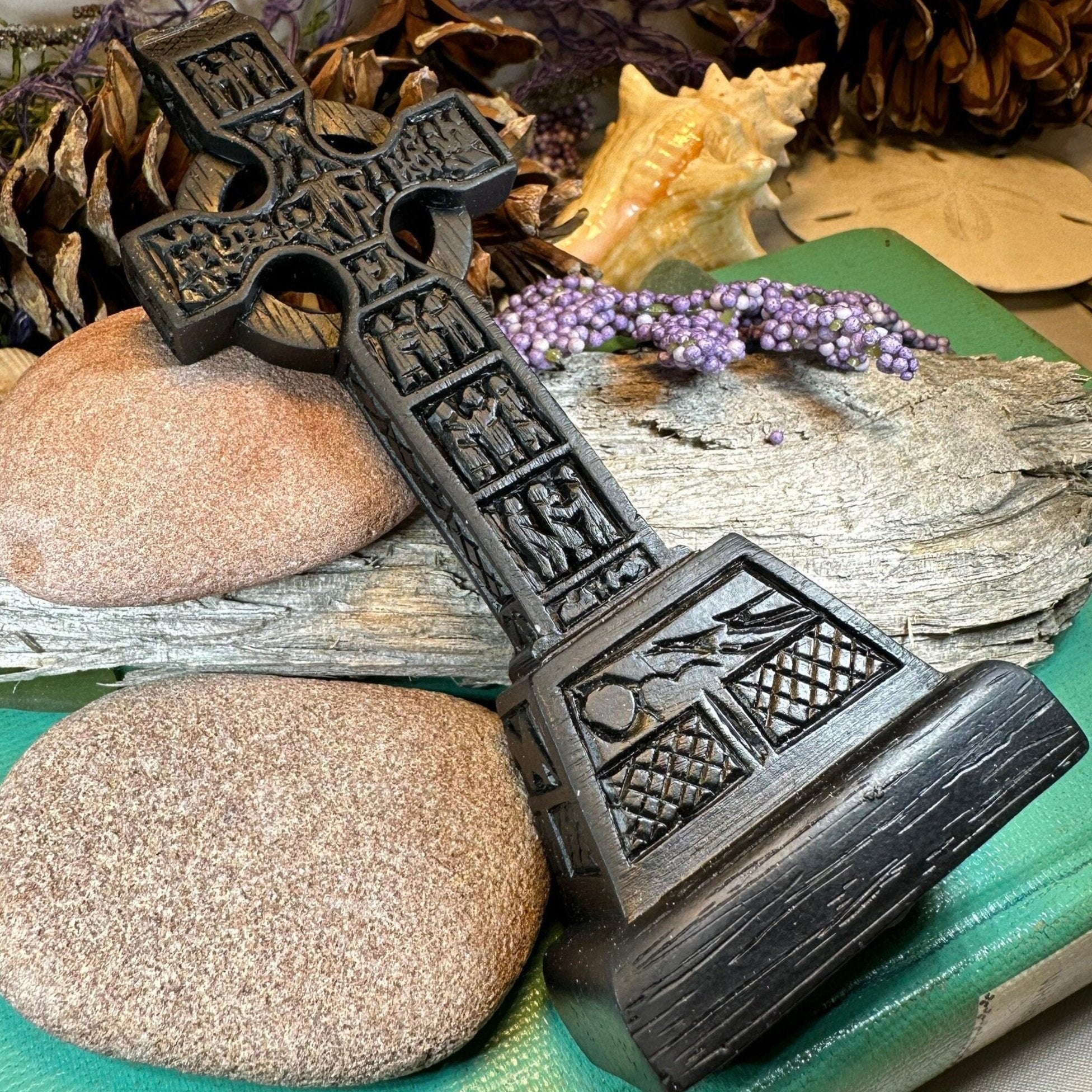 Monasterboice Celtic Turf High Cross Statue