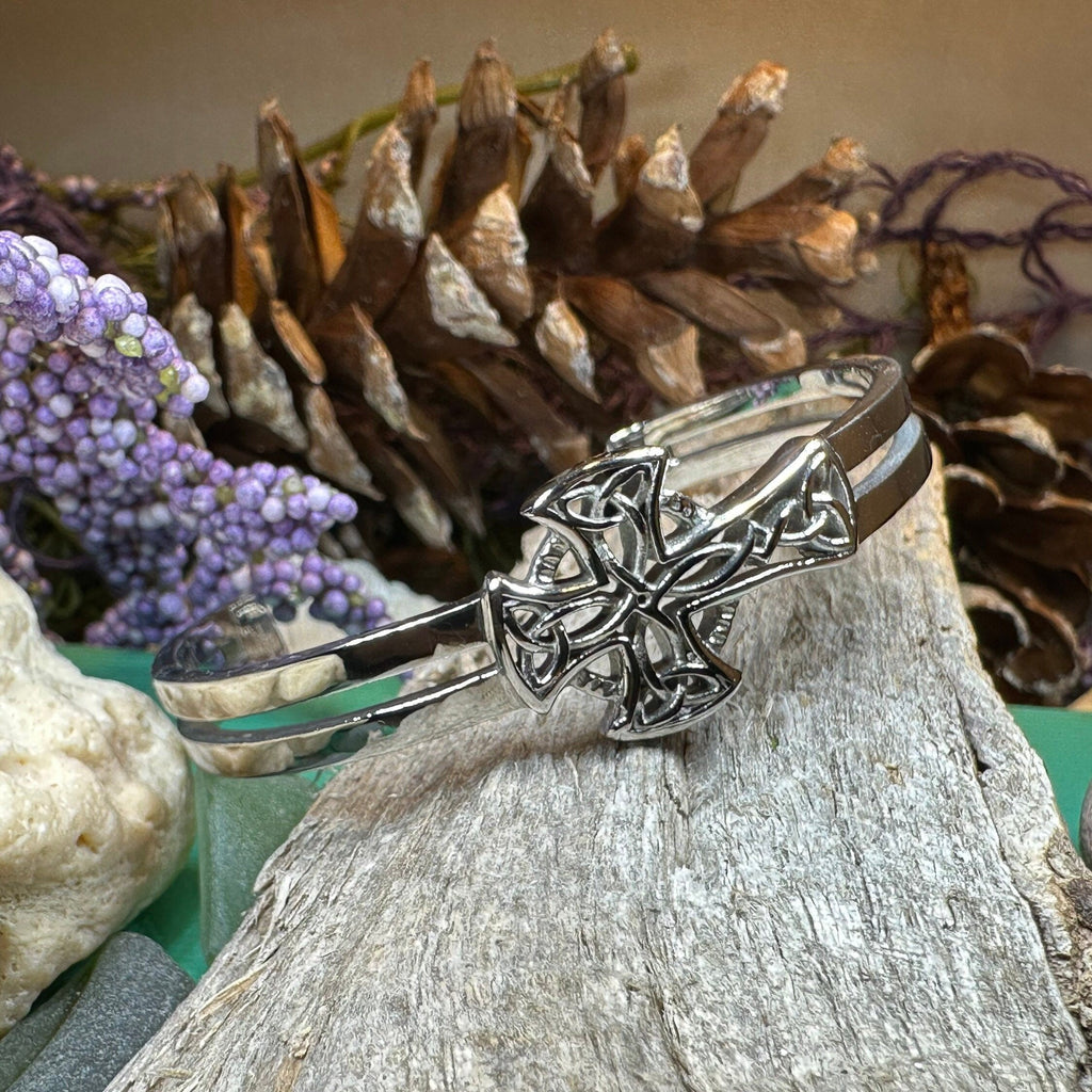 Celtic Cross Cuff Bracelet