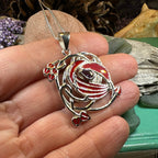 Red Flower Mackintosh Necklace