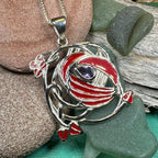 Red Flower Mackintosh Necklace