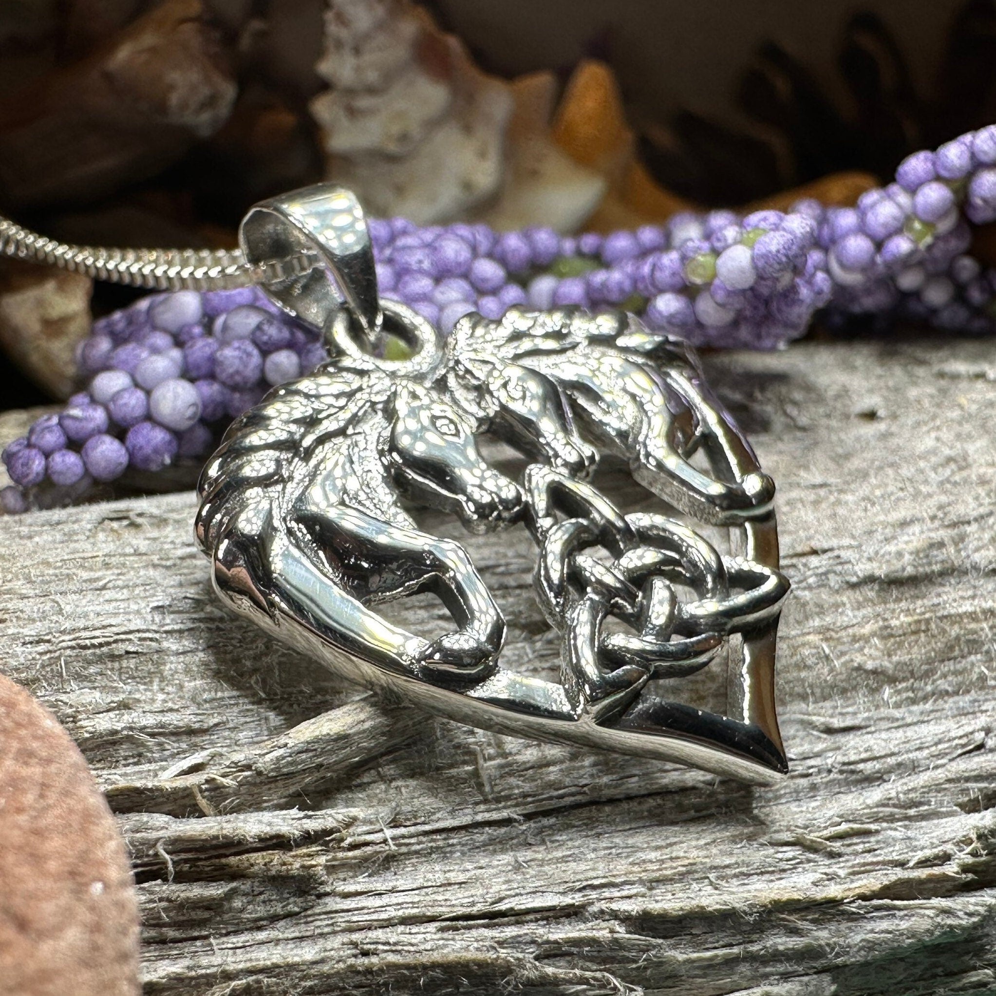 Cheval Celtic Horse Necklace