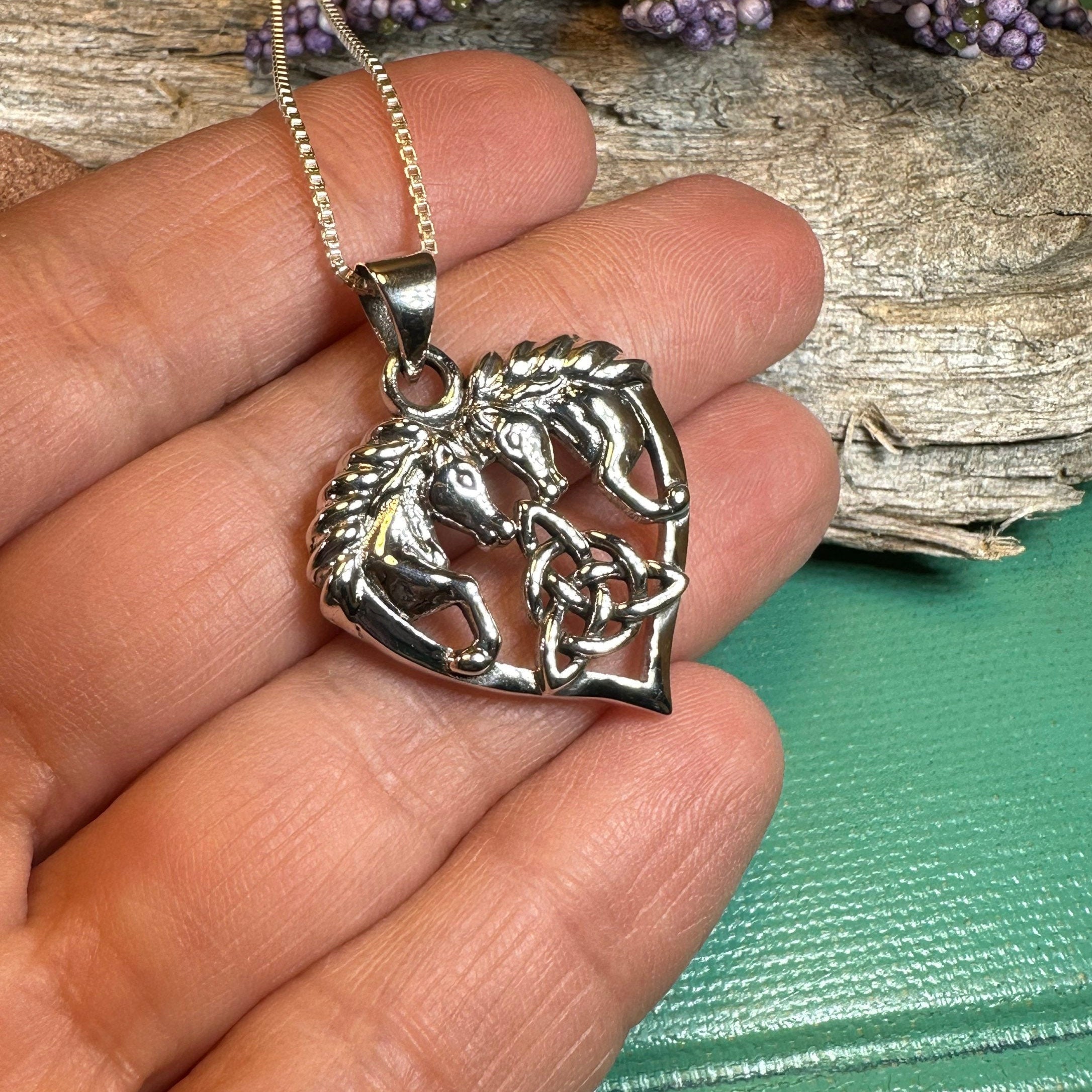 Cheval Celtic Horse Necklace
