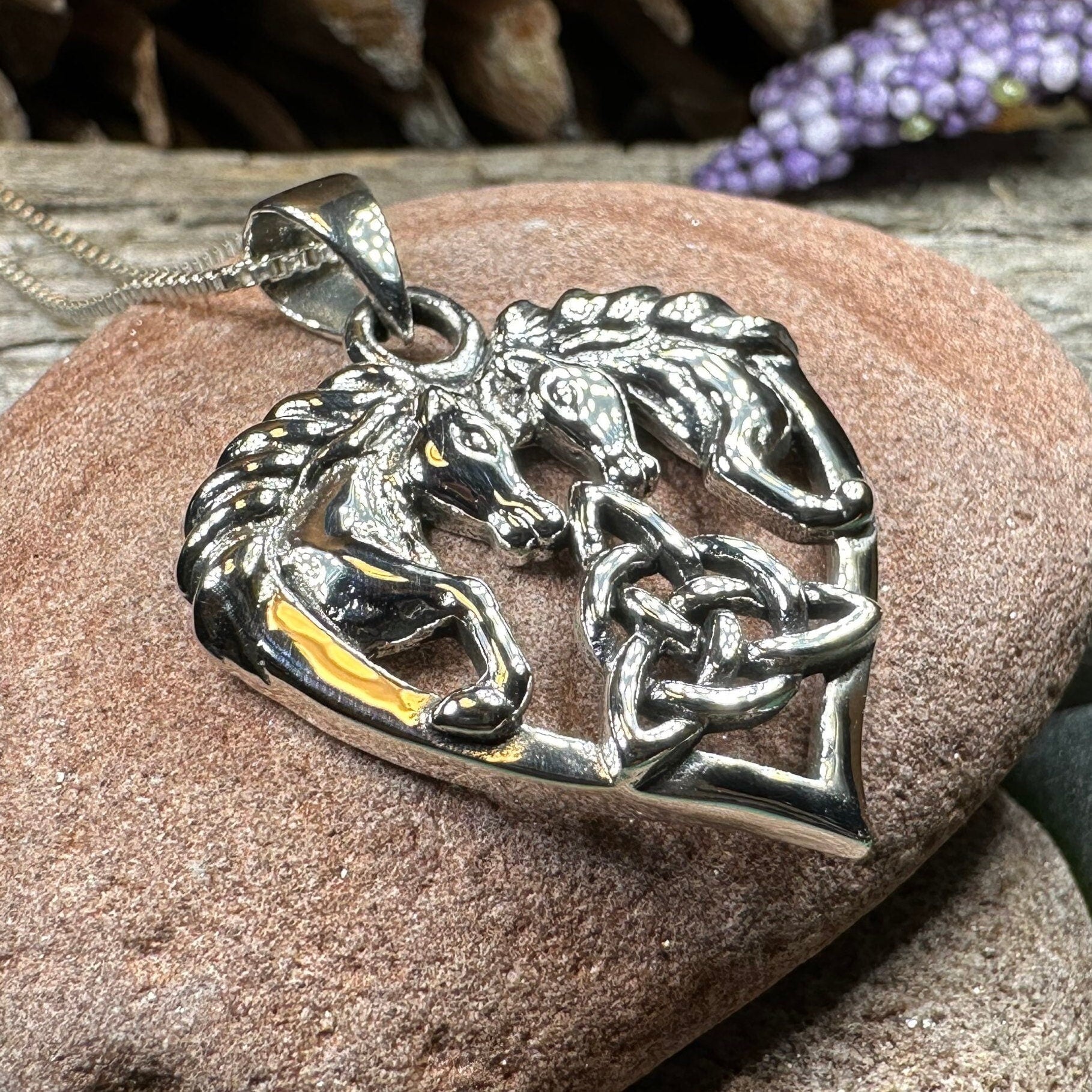 Cheval Celtic Horse Necklace