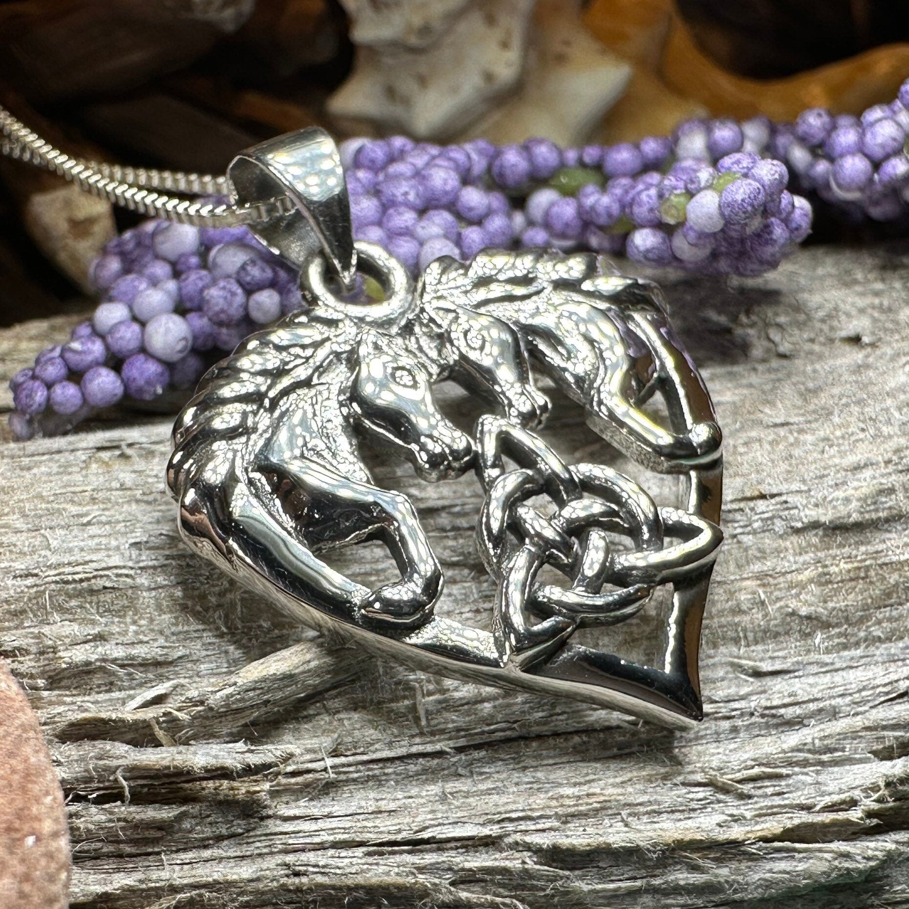 Cheval Celtic Horse Necklace