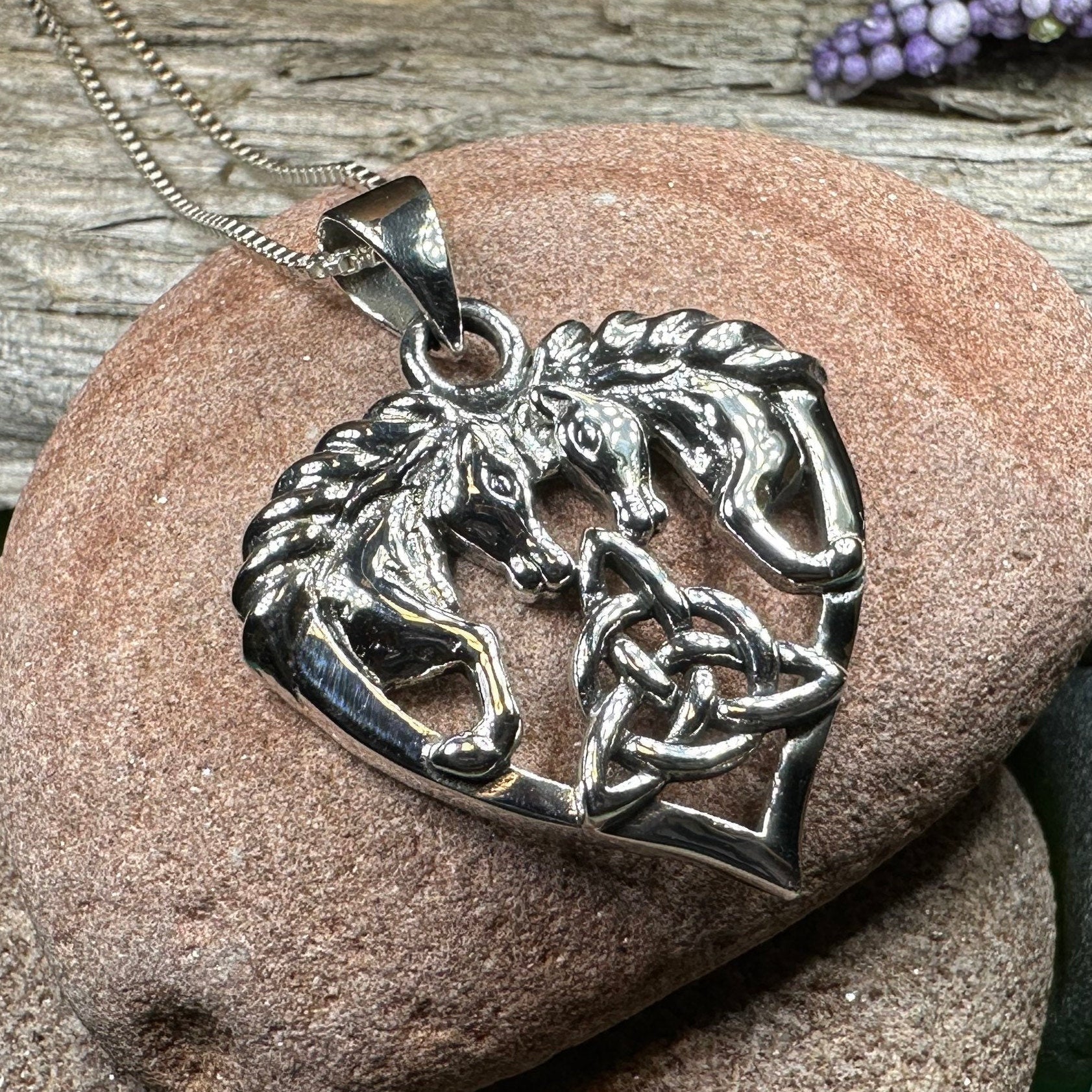 Cheval Celtic Horse Necklace