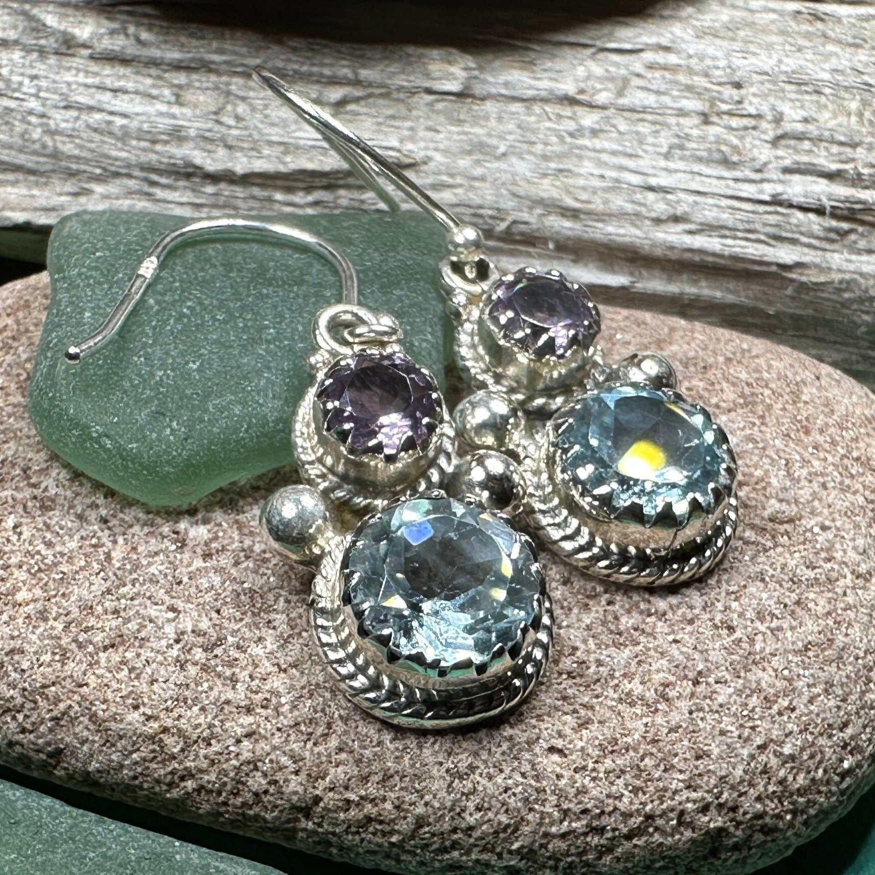 Courtly Love Amethyst Earrings