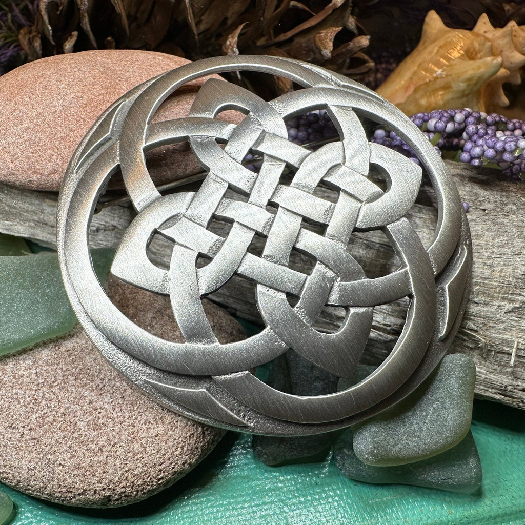 Cathedral Celtic Knot Brooch