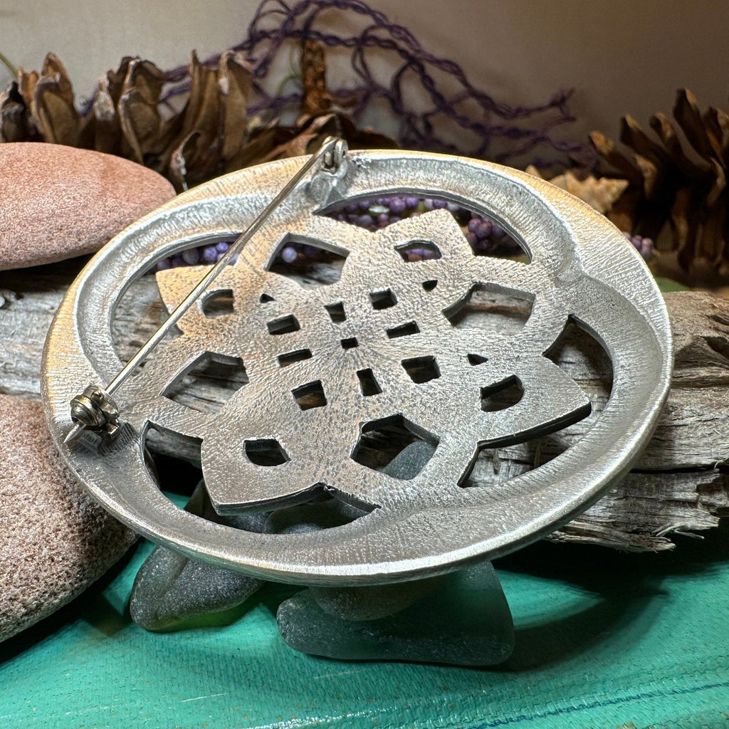 Cathedral Celtic Knot Brooch
