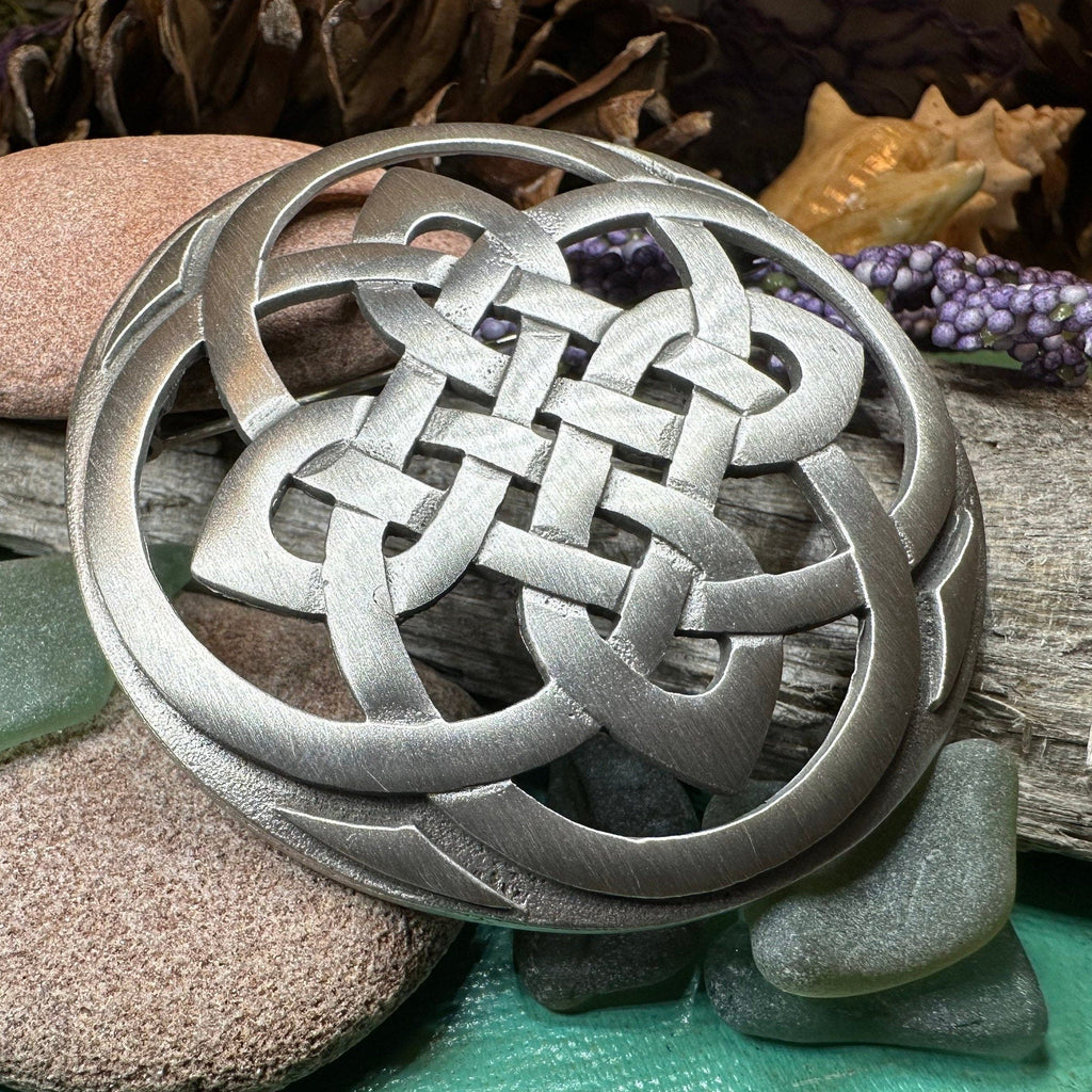 Cathedral Celtic Knot Brooch