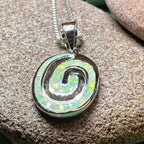 Aurora Celtic Spiral Necklace