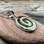 Aurora Celtic Spiral Necklace