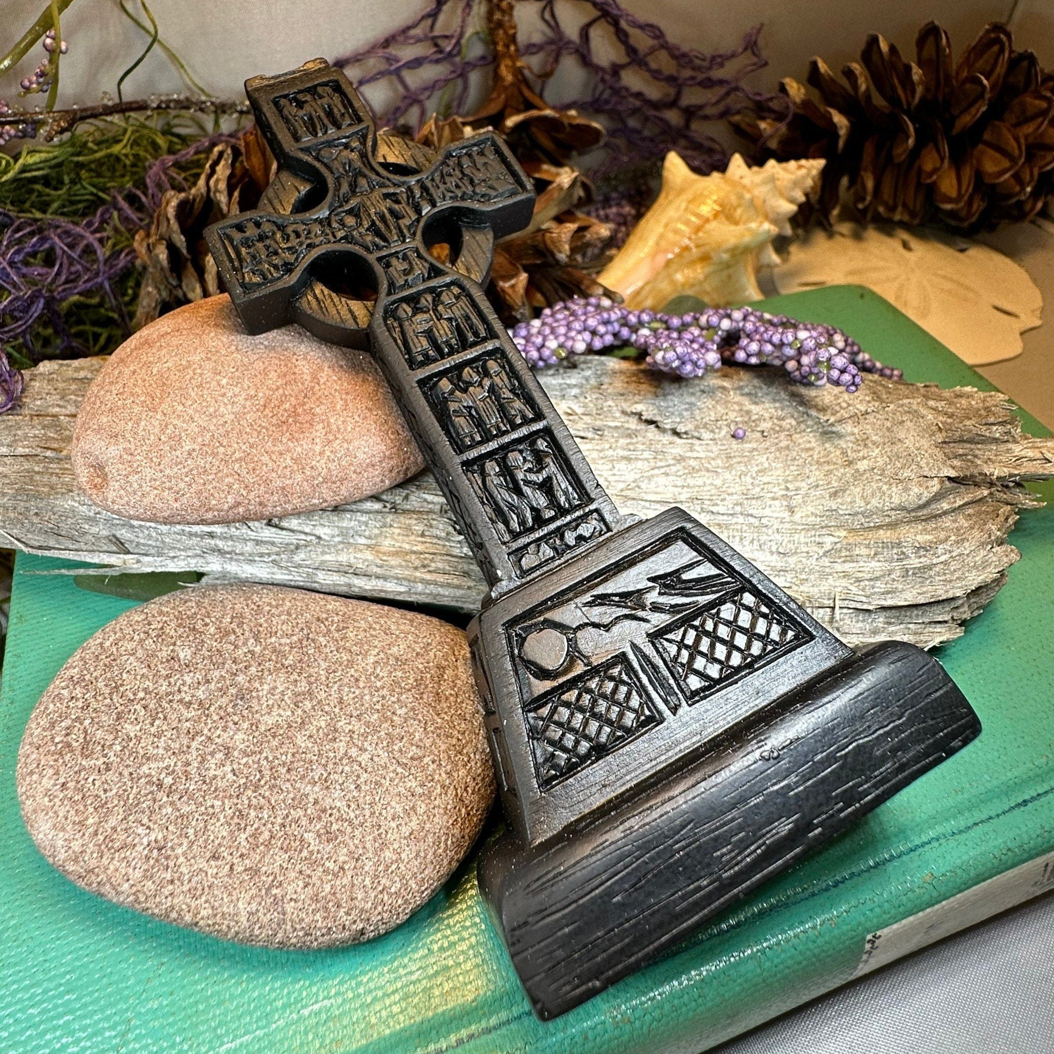 Monasterboice Celtic Turf High Cross Statue