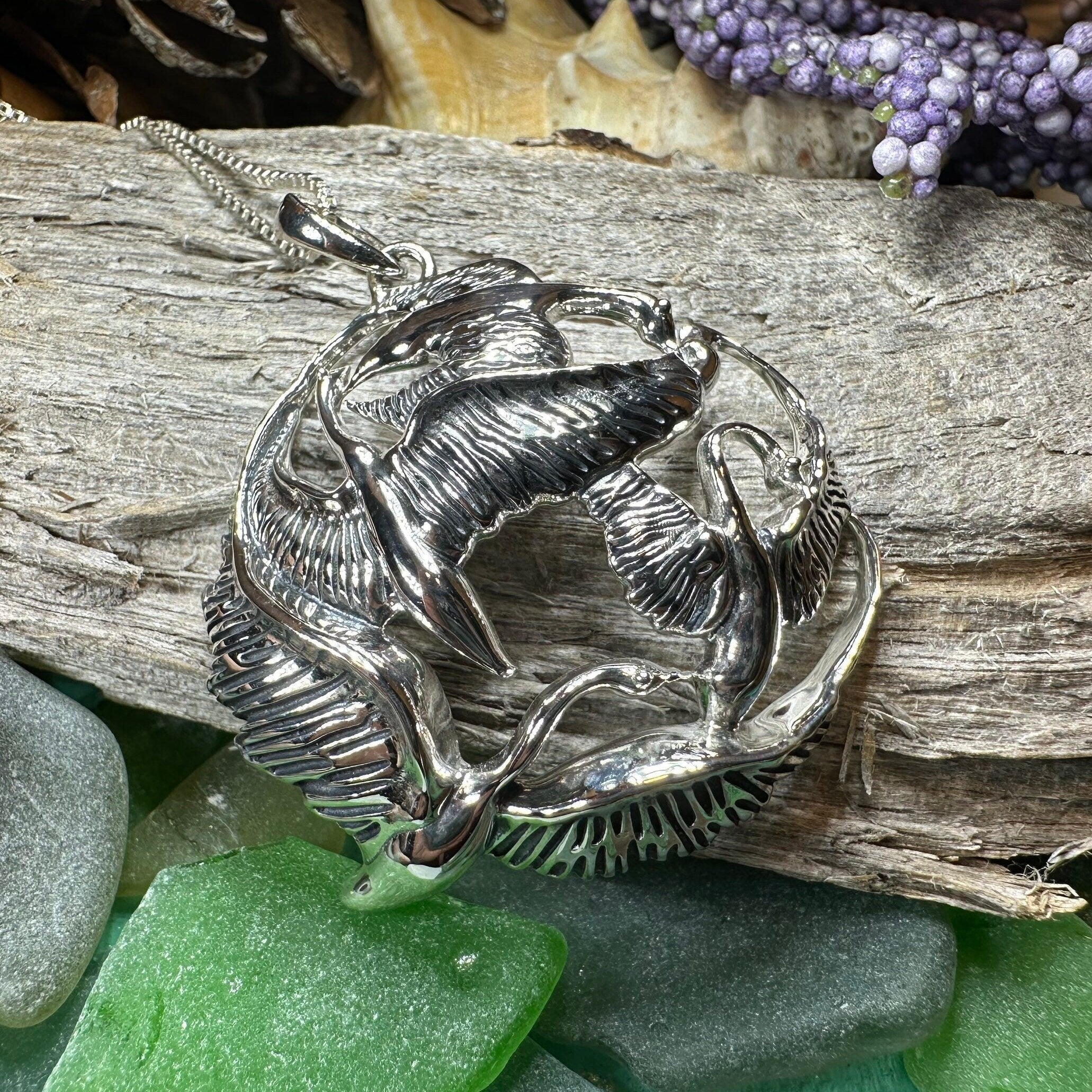 Children of Lir Swan Necklace