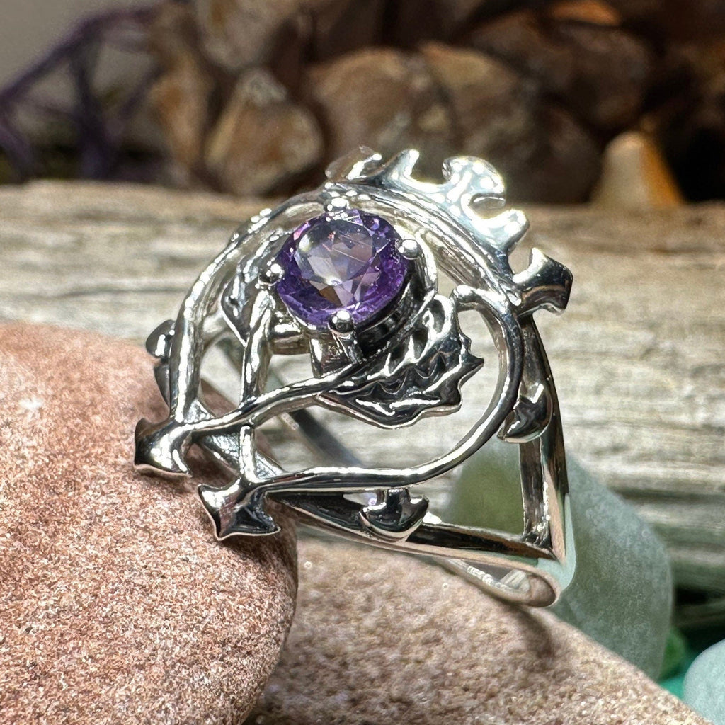 Dedication Luckenbooth Amethyst Ring