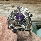 Dedication Luckenbooth Amethyst Ring