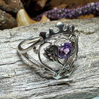 Dedication Luckenbooth Amethyst Ring