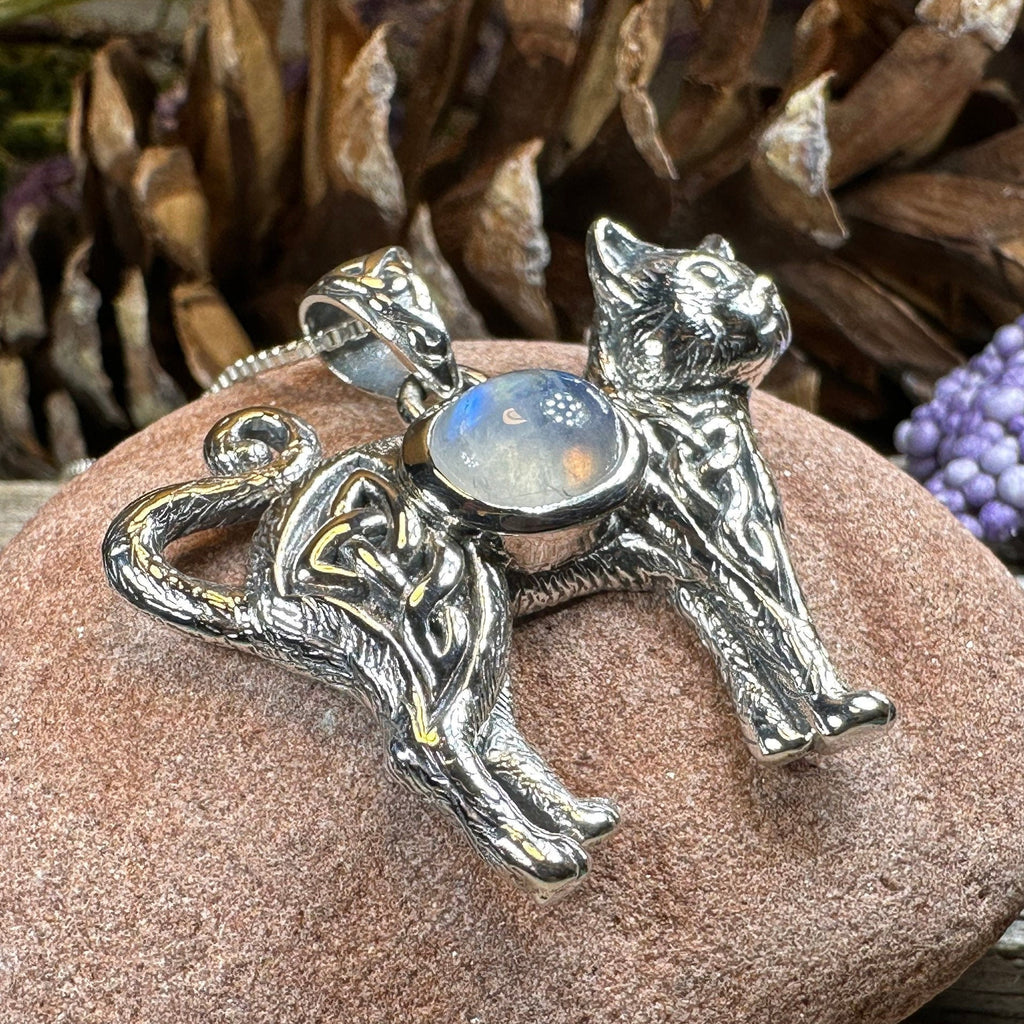 Tayla Celtic Cat Necklace
