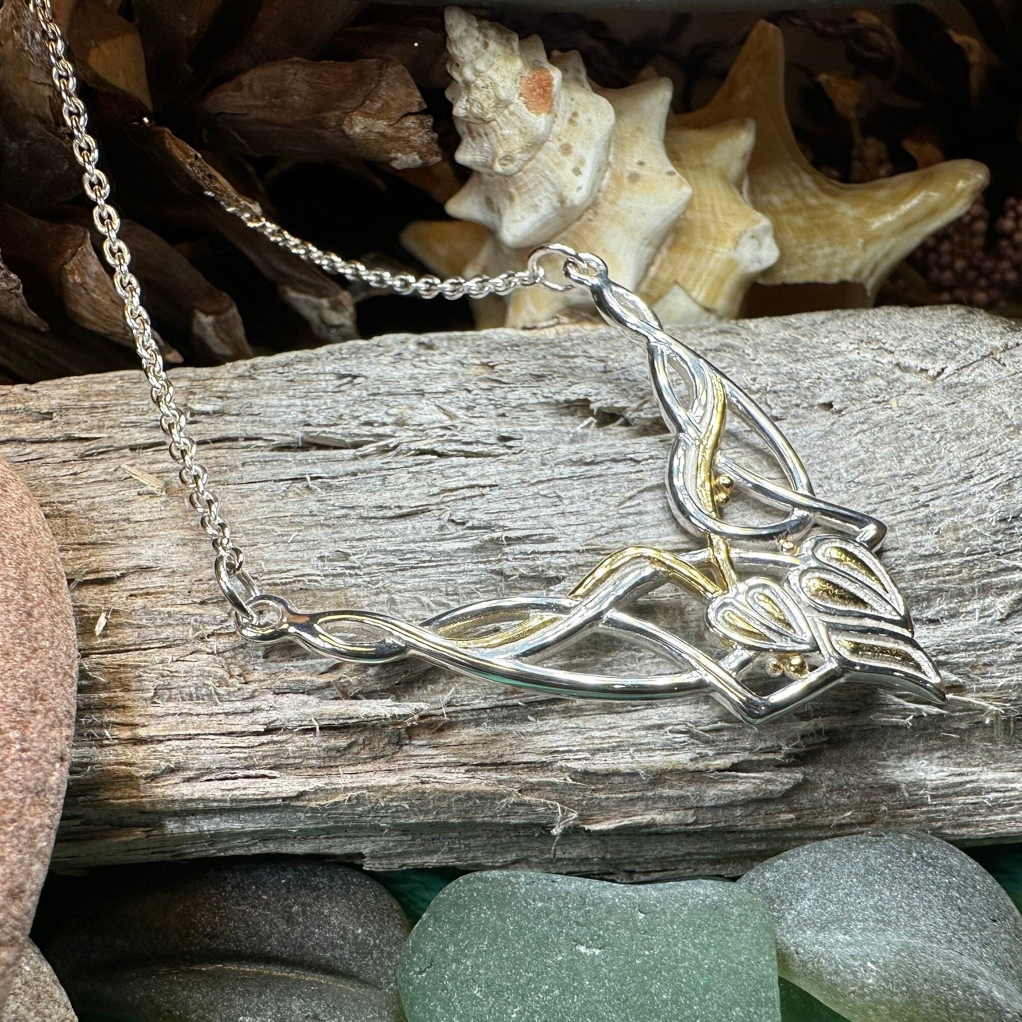 Meadow Celtic Leaf Necklace