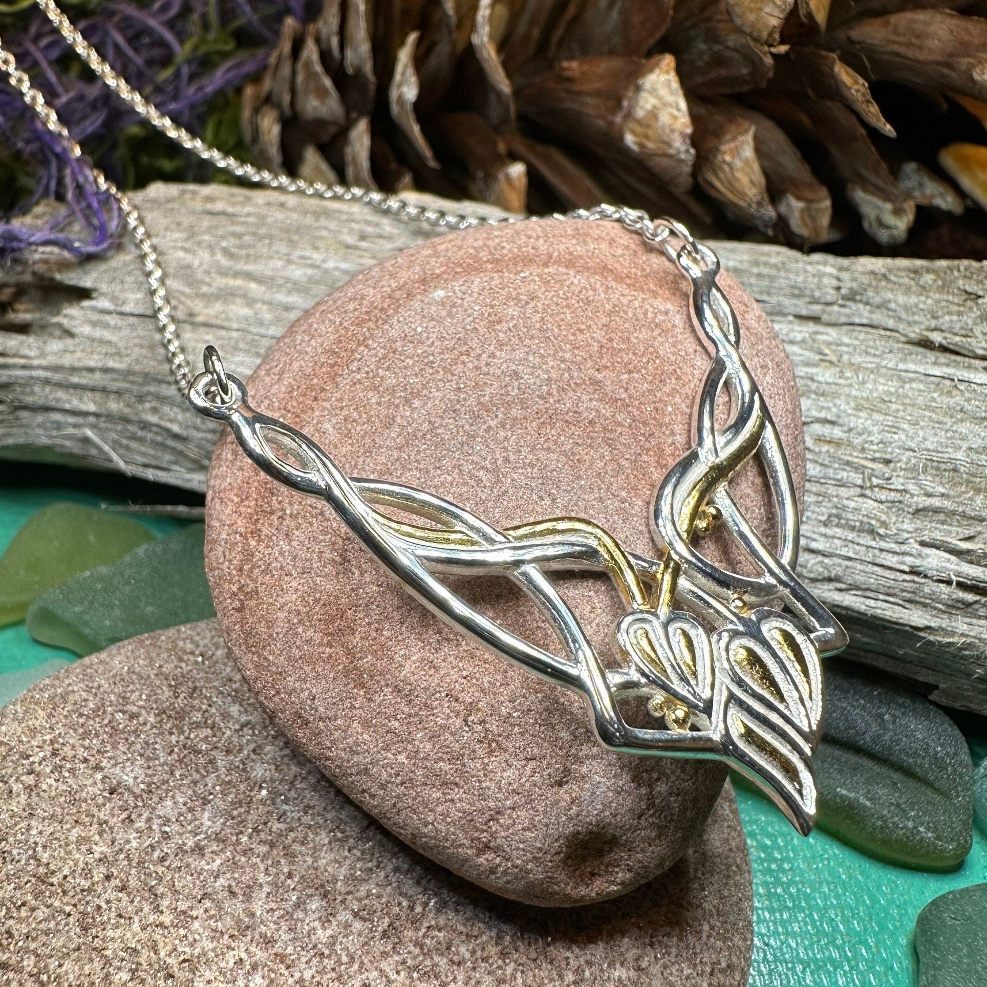 Meadow Celtic Leaf Necklace