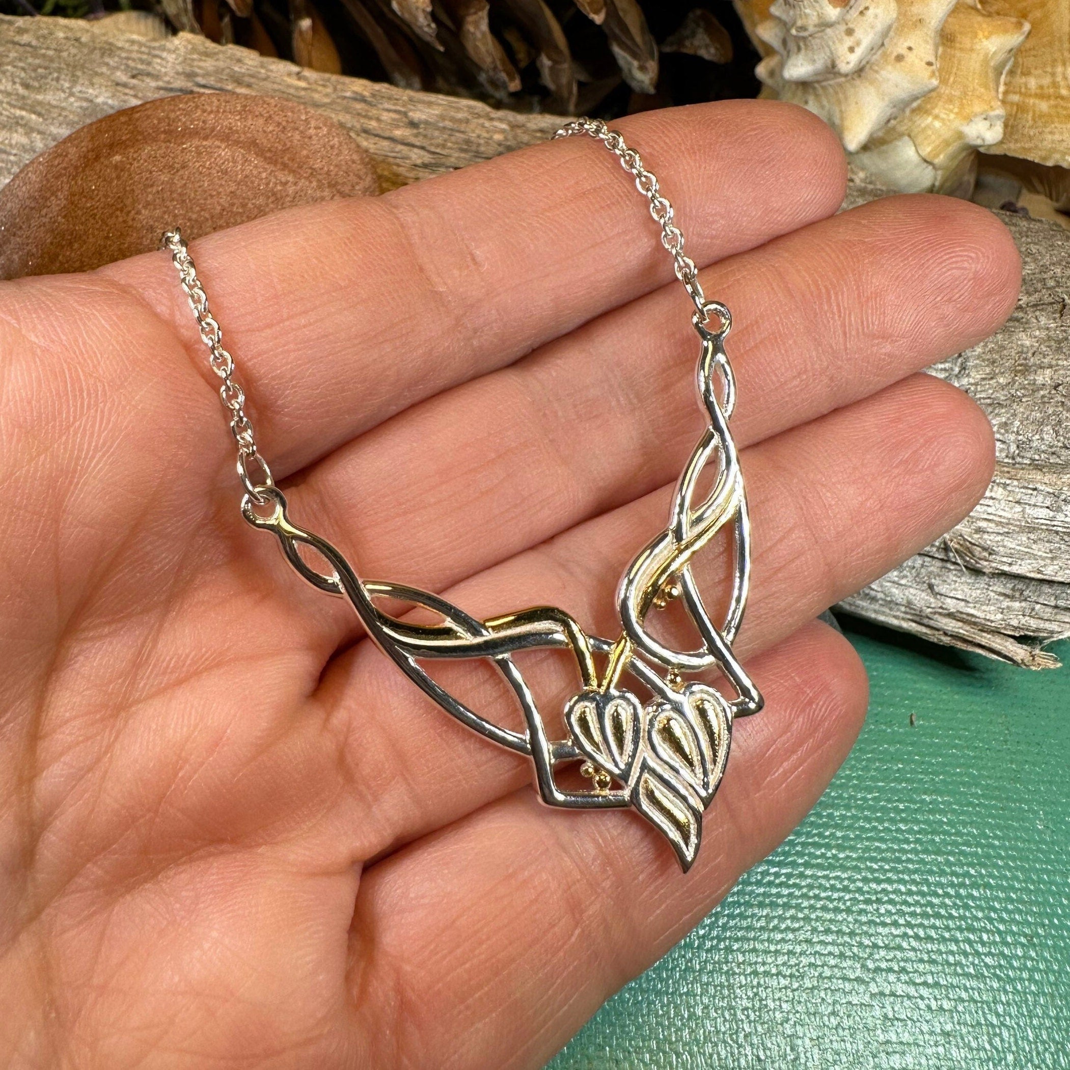 Meadow Celtic Leaf Necklace