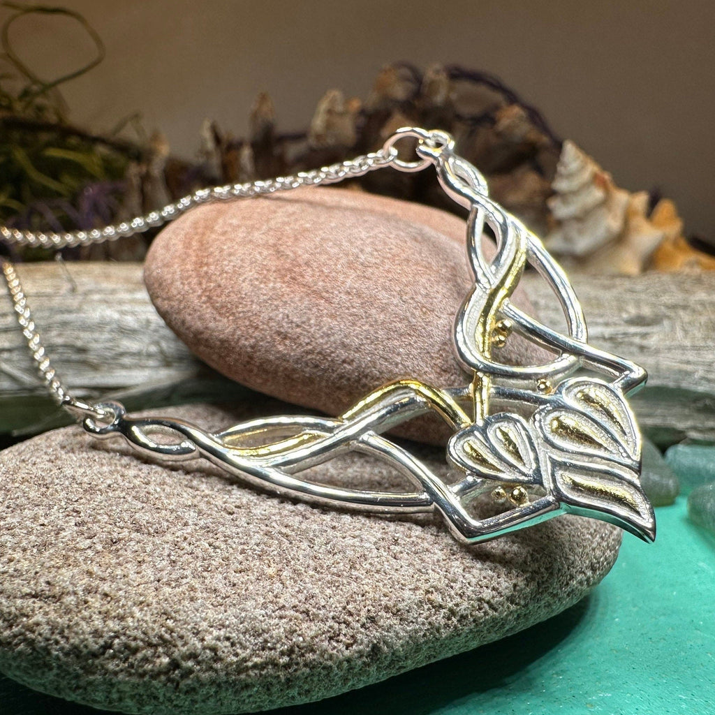 Meadow Celtic Leaf Necklace
