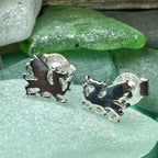 Eilonwy Welsh Dragon Stud Earrings