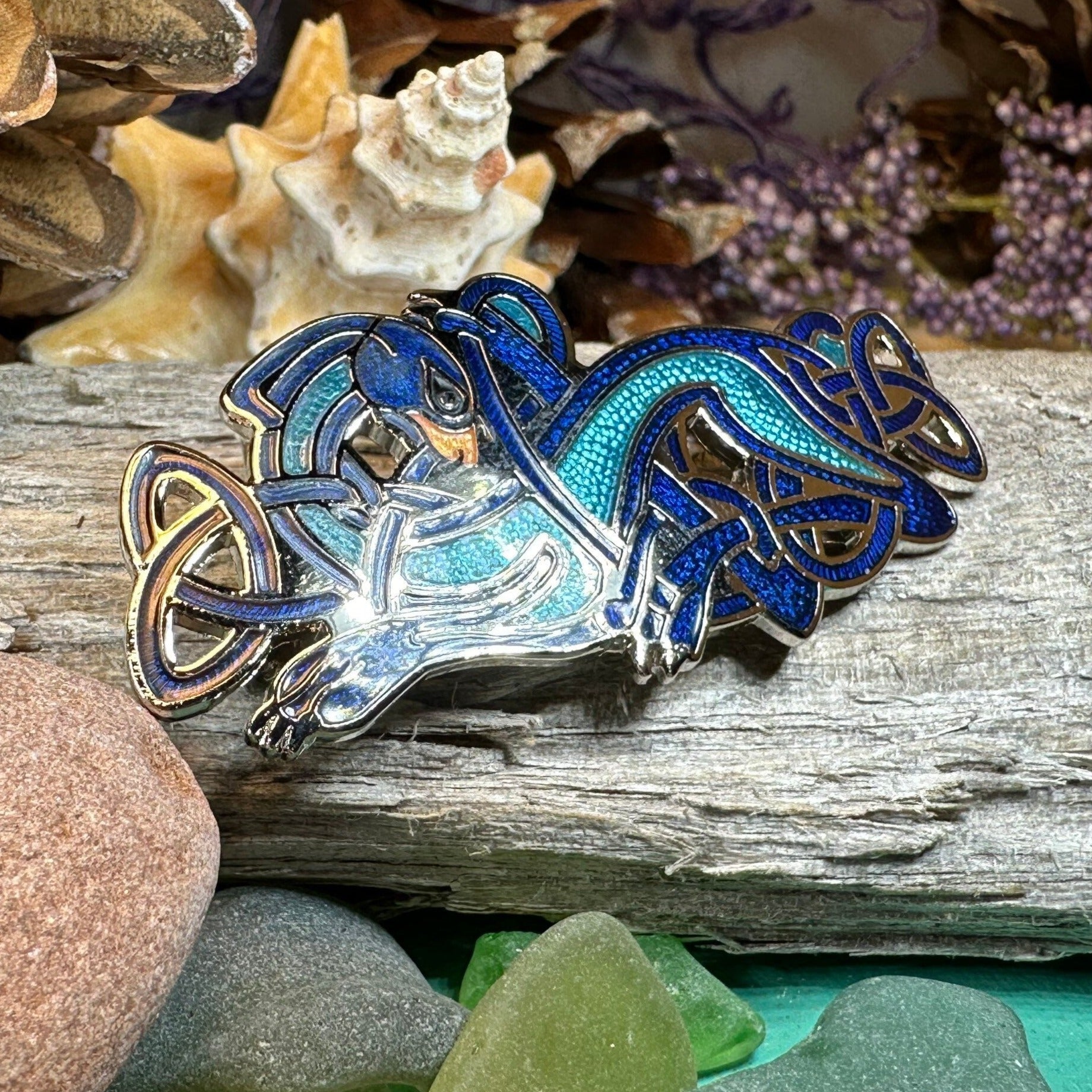 Celtic Dog Brooch